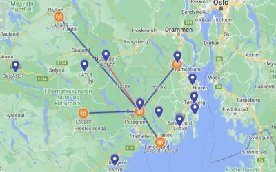 Ny repeater i Drangedal, lagt inn i &laquo;fylkesnettet&raquo;.