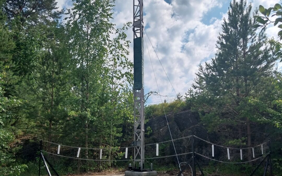 Ny antennemast på Sambandssenteret/Croftholmen.